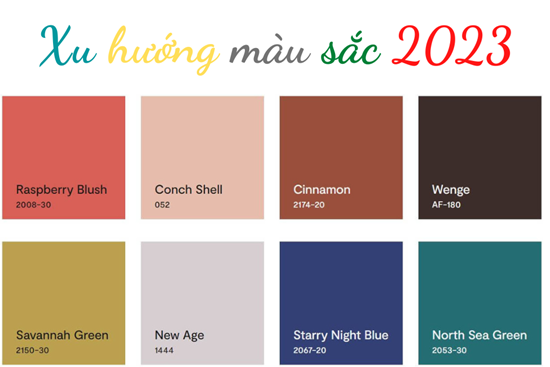 Xu Hướng Nội Thất Màu Sắc Nổi Bật Năm 2023