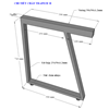 HBTH003 - Bàn làm việc 140x60 Trapeze II Concept lắp ráp