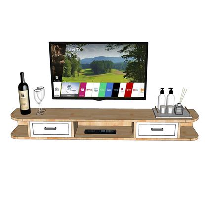 Kệ Tivi treo tường gỗ tự nhiên KTV68103 Kệ Tivi treo tường gỗ tự nhiên KTV68103