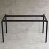Bàn làm việc 140x60cm hệ OMA II gỗ cao su lắp ráp ngàm HBOM203